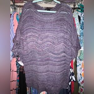 Ashley Stewart Crochet Sweater